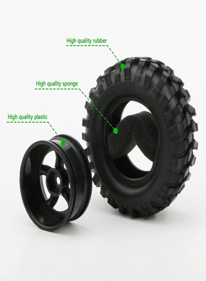 Rowiz 4X 1:10 RC Off-Road Car Wheel Tires 5 Spokes Wheel Rim 12 mm Hex RC Parts - Image 4